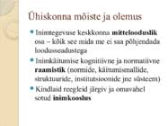 Sotsioloogia ja selle seos rahva tervisega #10