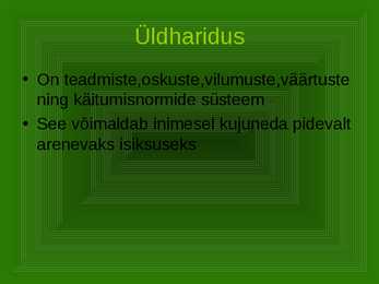 Haridus #3