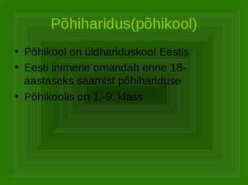 Haridus #5