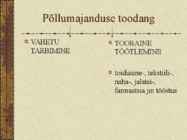 Põllumajandus ja toiduainetetööstus #19