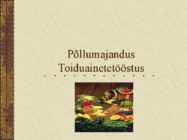 Põllumajandus ja toiduainetetööstus