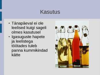 Ohutusnõuded kemikaalide kasutamisel #7