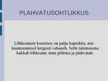 Ohutusnõuded kemikaalide kasutamisel #8