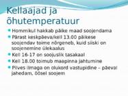 Õhutemperatuuri ööpäevane muutumine #5
