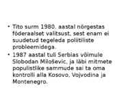 Jugoslaavia lagunemine #3