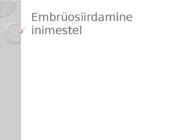 Embrüosiirdamine inimesel