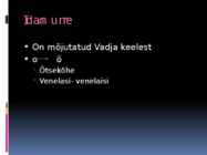 Eesti keel teiste keelte seas #12