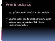 Eesti keel teiste keelte seas #4