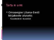 Eesti keel teiste keelte seas #8