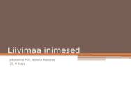 Liivimaa inimesed