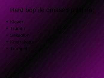 Hard Bop #4