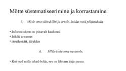 Kriitiline mõtlemine ja praktilised nõuanded #9