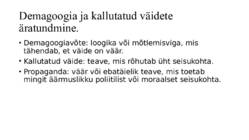 Kriitiline mõtlemine ja praktilised nõuanded #10