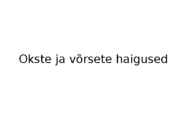 Okaste ja lehtede ning okste ja võrsete haigused #24