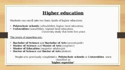 Education in Croatia esitlus #6