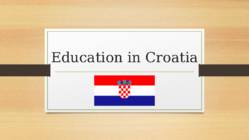 Education in Croatia esitlus