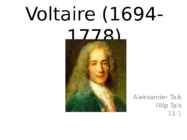 Voltaire ettekanne