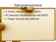 Noortekirjandus #24