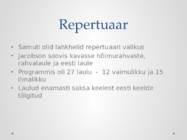 Eesti Esimene üldlaulupidu #6