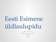 Eesti Esimene üldlaulupidu