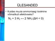 Keemilise reaktsiooni kiirus ja tasakaal #16
