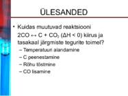 Keemilise reaktsiooni kiirus ja tasakaal #18