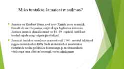 Jamaica muusika ajalugu ja areng #2