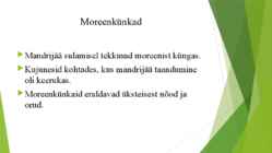 Mandrijäätekkelised kuhjevormid #5
