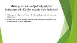 Muusikaõpetuse hääle teema #11