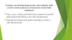 Muusikaõpetuse hääle teema #10