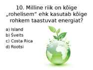 Keskkonna viktoriin #20