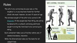 Unusual sports Wife Carrying Competition #3