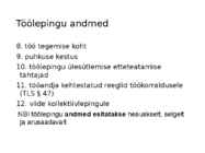 Töölepingu seadus- tööõigus #23