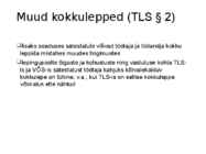 Töölepingu seadus- tööõigus #24