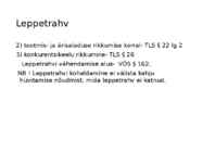 Töölepingu seadus- tööõigus #48