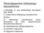 Töölepingu seadus- tööõigus #61