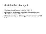 Töölepingu seadus- tööõigus #64