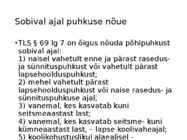 Töölepingu seadus- tööõigus #82
