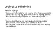 Lepingulised suhted #9