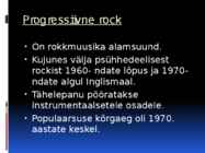 Progressiivne rock #2