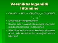 Orgaaniline keemia #3