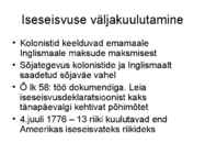 Ameerika Ühendriikide sünd #9
