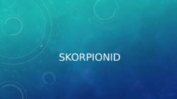 Skorpionid