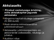 Ettevõtte juriidilise vormi valik #10