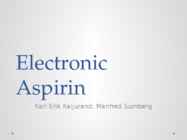 Electronic Aspirin
