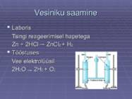 Hapnik ja vesinik- tähtsamad mittemetallid #9