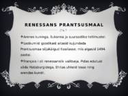 PRANTSUSE KUNST 16-SAJANDIL #2