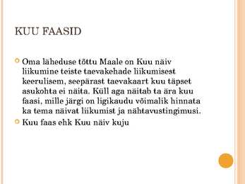 Kuu faasid-Varjutused #2
