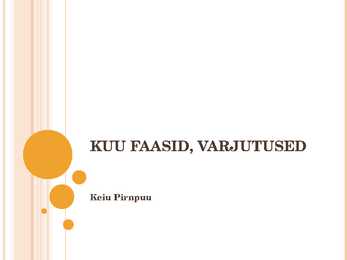 Kuu faasid-Varjutused