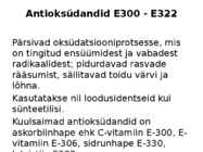 Toiduainete keemia #13